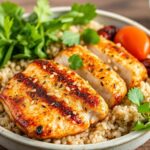 Healthy Quinoa Chicken recipe: nutritious duo for balanced meals.