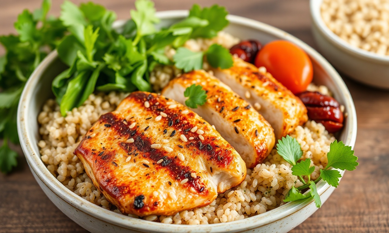 Healthy Quinoa Chicken recipe: nutritious duo for balanced meals.