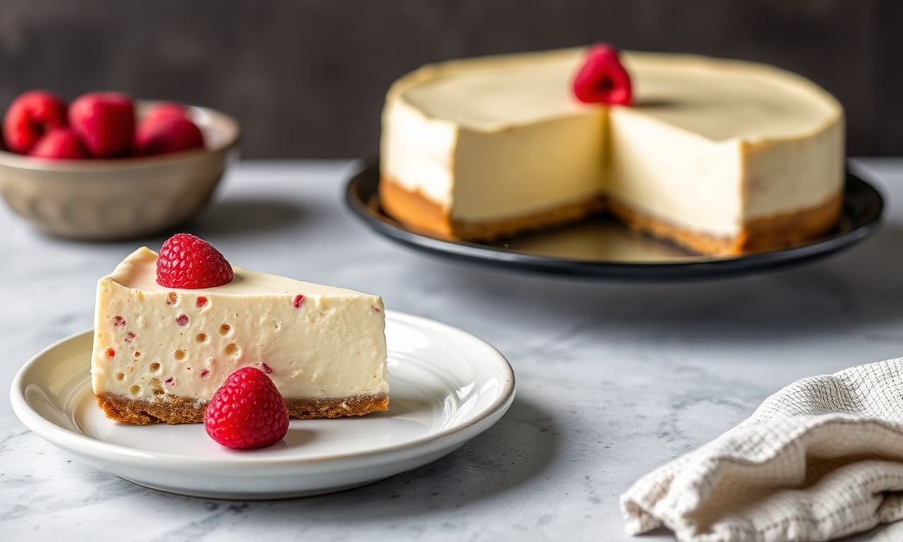 Indulgent dairy-free cheesecake, a creamy, guilt-free delight.