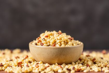 Epic crispy quinoa delight, unlocking ultimate crunch and flavor.
