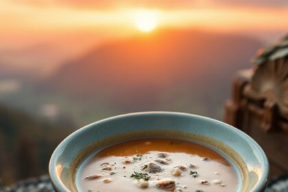 Hearty Hungarian Mushroom Soup, a rich and comforting delight.