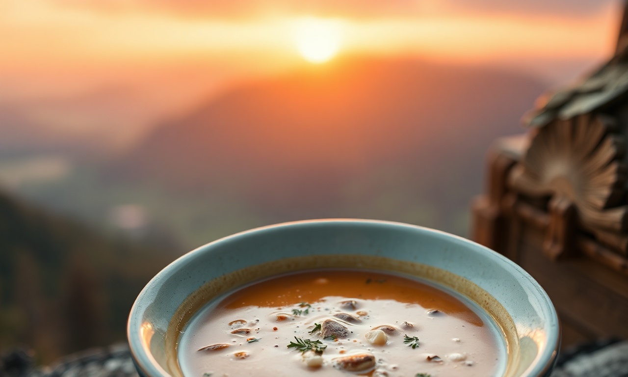 Hearty Hungarian Mushroom Soup, a rich and comforting delight.