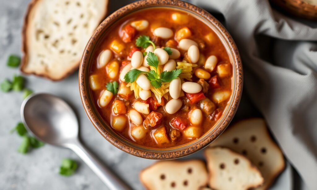 Wholesome white bean chili: A hearty, comforting, and bold recipe.