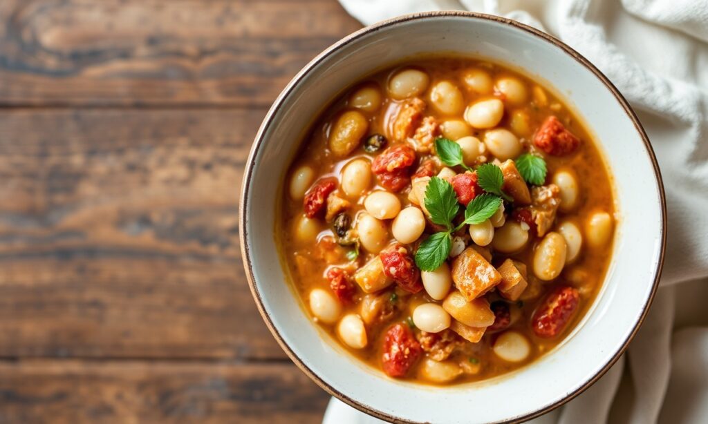 Wholesome white bean chili: A hearty, comforting, and bold recipe.