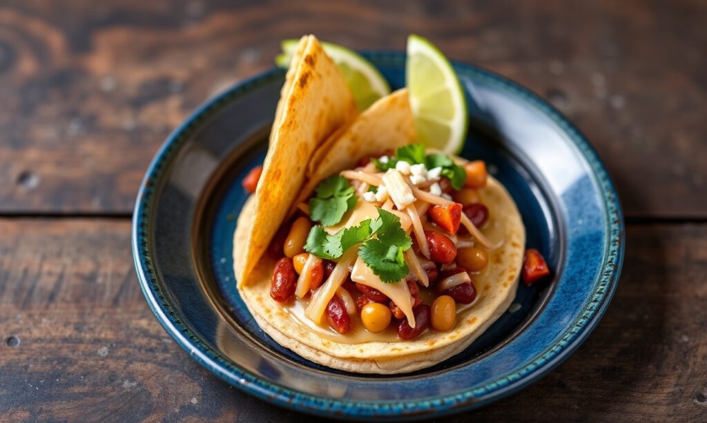 Savoring Sopes: delicious Mexican bean and cheese delight.
