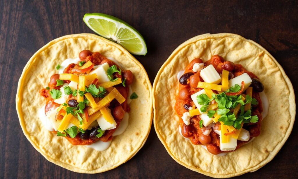 Savoring Sopes: delicious Mexican bean and cheese delight.