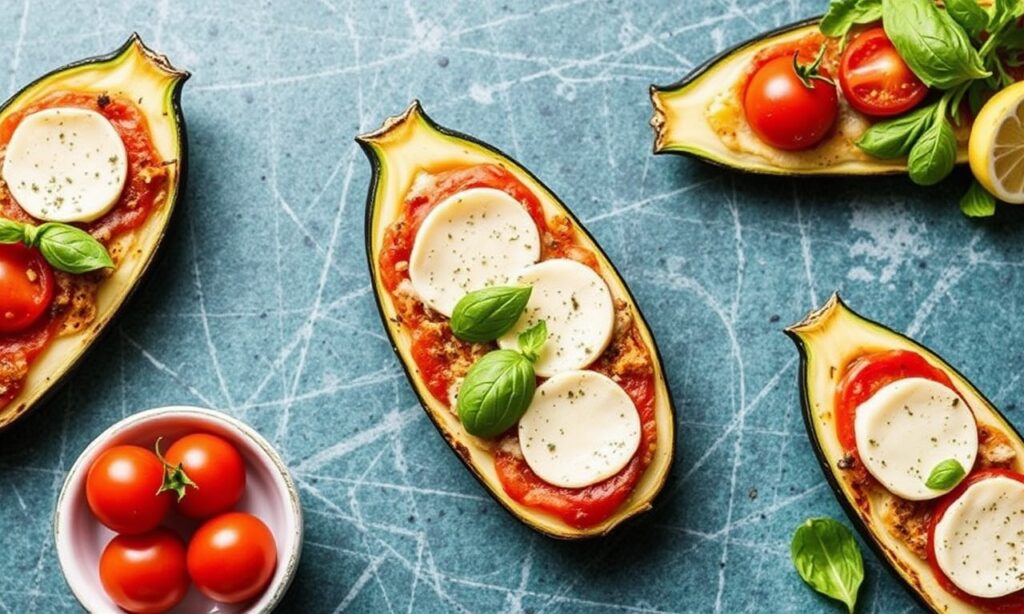 Margherita zucchini boats: fresh, vibrant, classic flavor reimagined.
