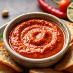 Muhammara Magic: Irresistible sweet, spicy roasted red pepper and walnut dip.