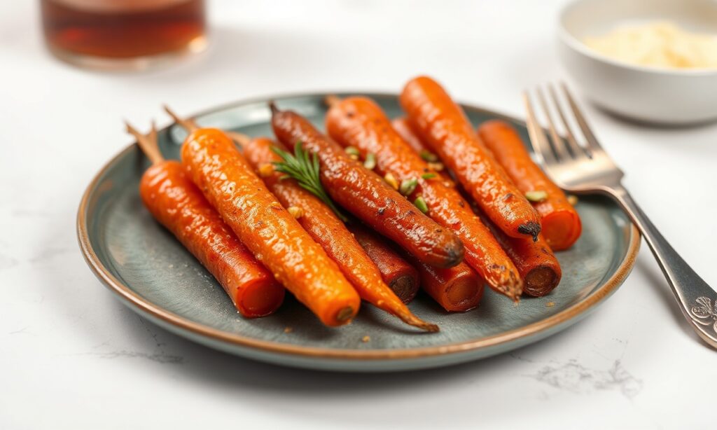 Honey cumin glazed carrots: sweet, spicy, irresistible magic.