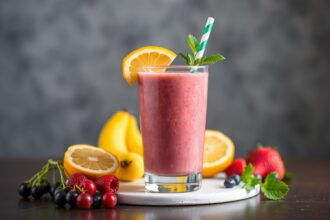 Energize day with refreshing detox smoothie recipe.