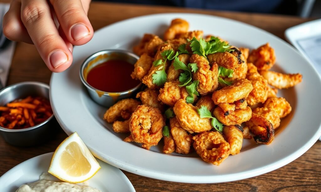 Peru's Famous — Peru's Famous Jalea: Crispy seafood fry, a coastal indulgence.