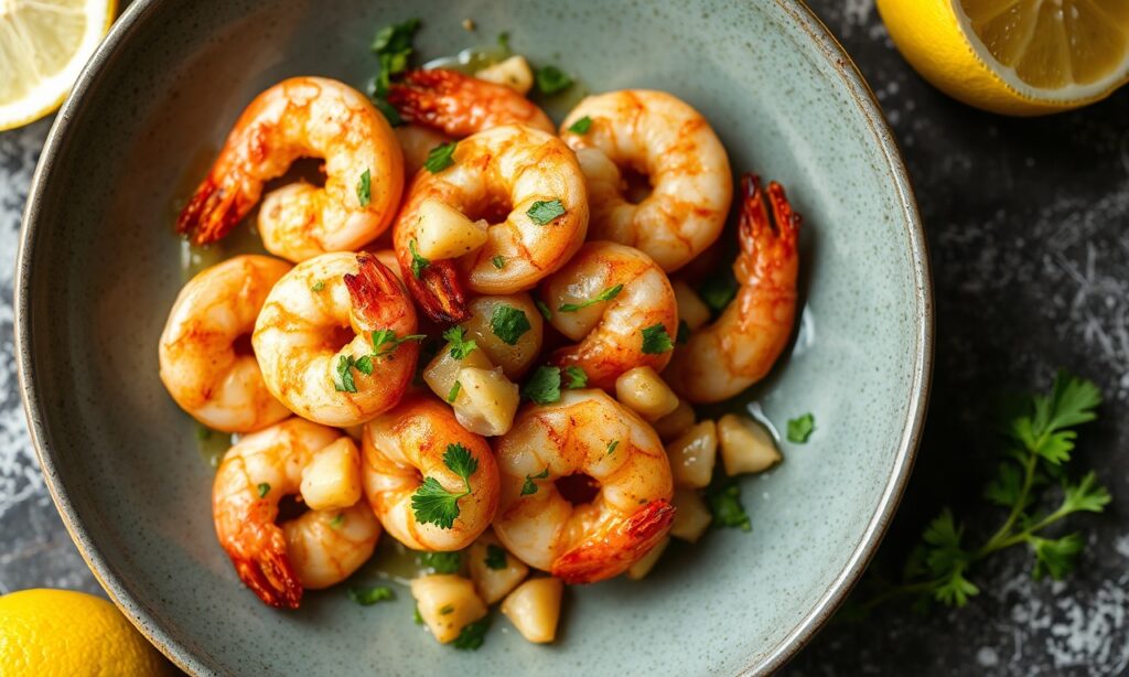 Zesty lemon garlic shrimp recipe for a quick, flavorful, 15-minute meal.
