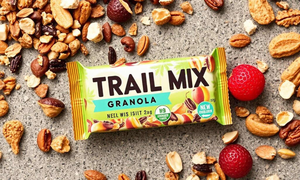 Delicious trail mix granola bars fuel any adventure, from hikes to office snacks.