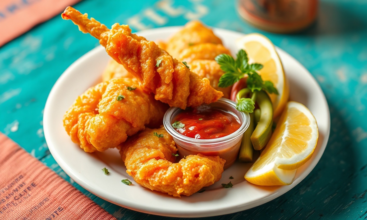 Crispy Jalea: Peru's ultimate fried seafood feast, golden and delicious.