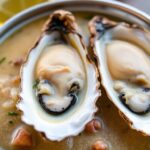 Luxurious oyster stew secrets revealed in savory tradition.