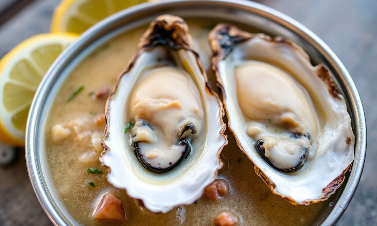 Luxurious oyster stew secrets revealed in savory tradition.