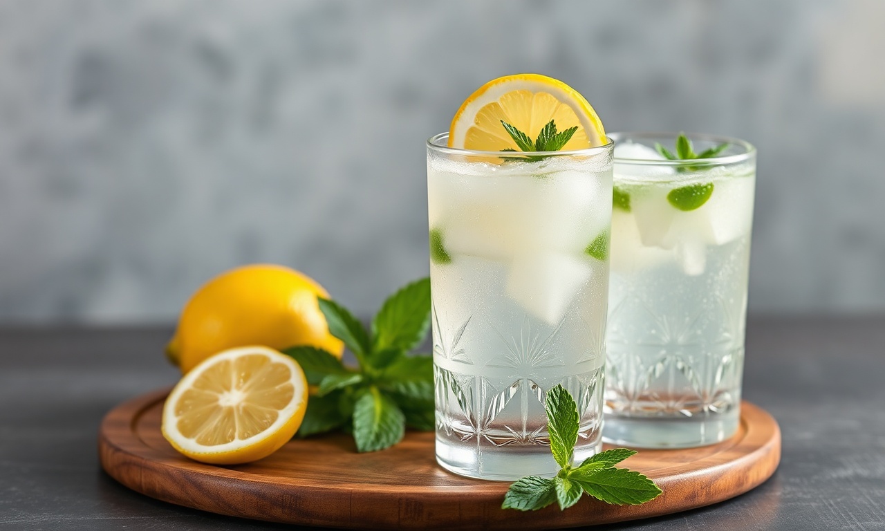 Refreshing Lebanese mint lemonade, a bright and uplifting drink.
