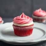 Allure red velvet cupcakes: a sweet classic delight.