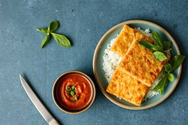 Crispy fried tempeh with vibrant Sambal Matah, a Balinese delight.