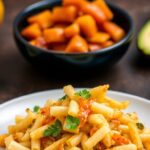 Yuca con mojo: delicious fried yuca with zesty garlic citrus sauce.