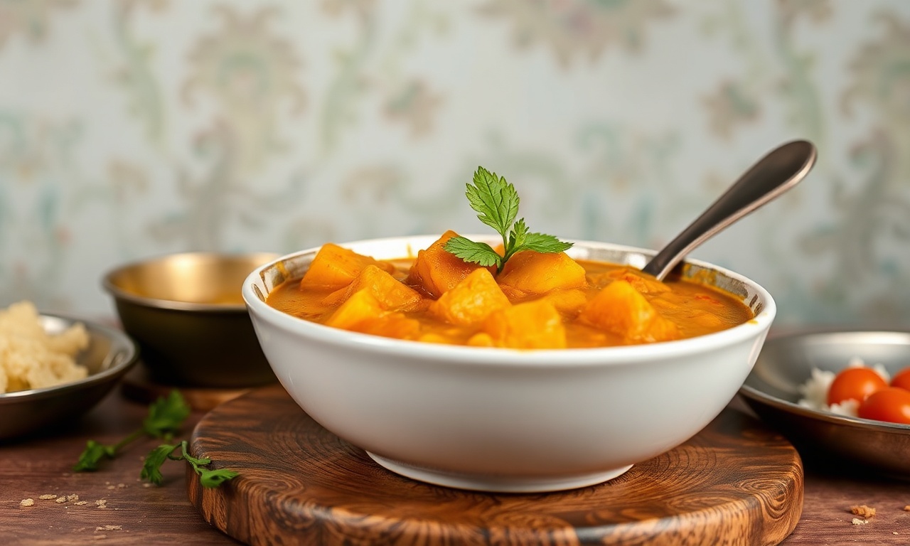Discover warmth in this sweet potato curry: a flavorful journey.