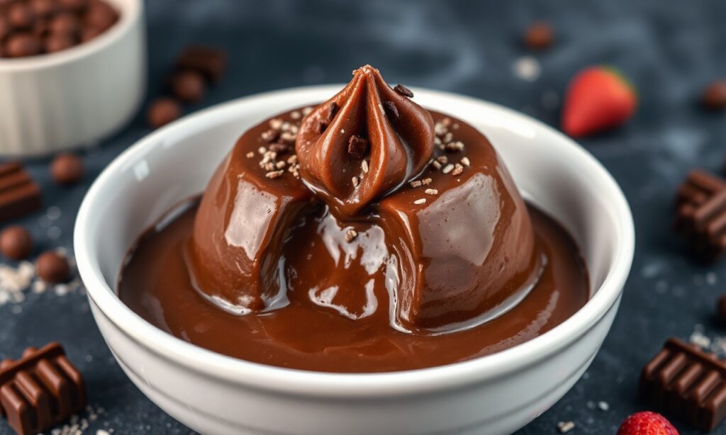 Decadent Delight: Ultimate chocolate pudding experience.