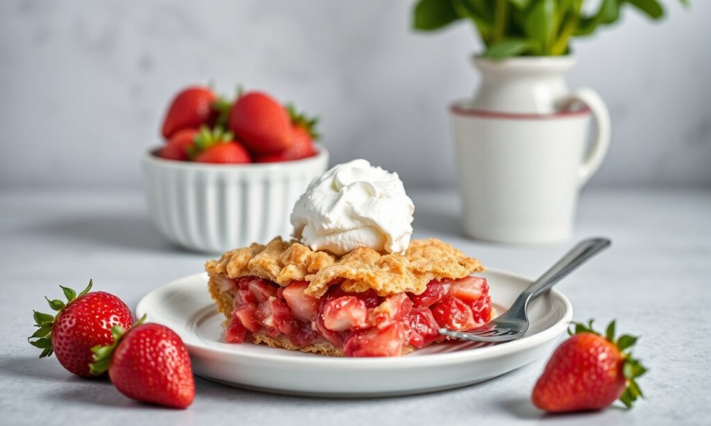 Rhubarb strawberry crisp recipe: sweet harmony for fresh comfort.