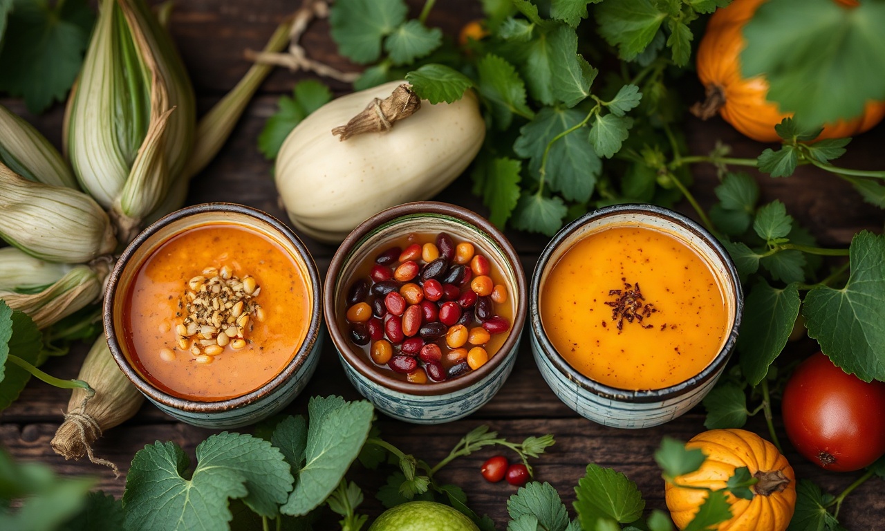 Nourishing Trio soup magic: Three Sisters ingredients explored.