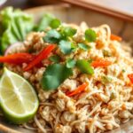 Larb Gai: Zesty, aromatic Thai chicken salad recipe at home.