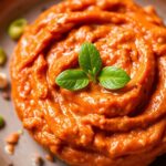 Quick flavorful roasted red pepper spread recipe.