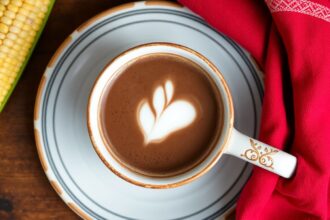 Champurrado Magic: Rich chocolate atole, a Mexican delight.