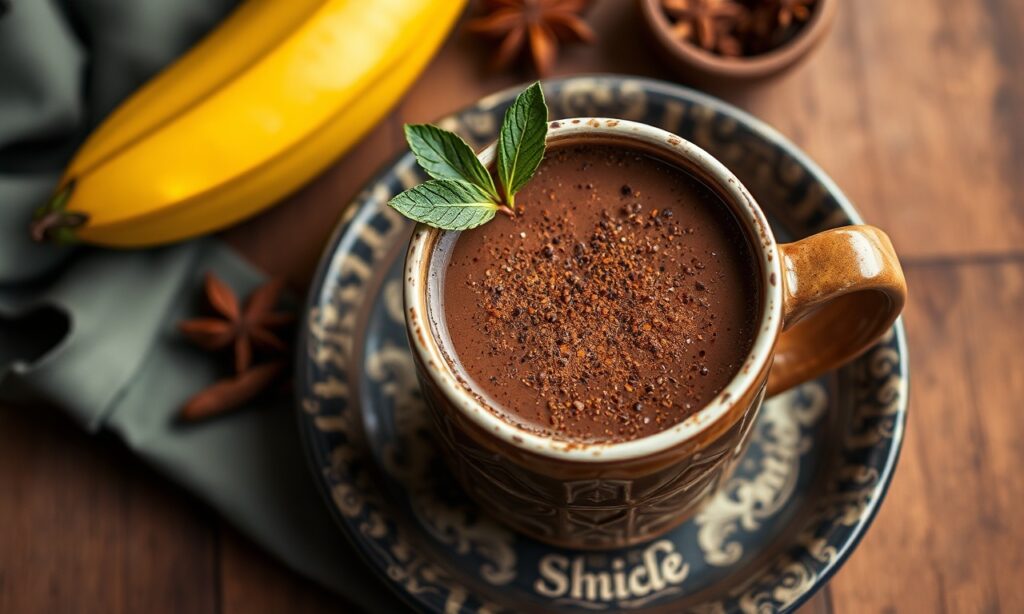 Champurrado Magic: Steaming Mexican chocolate atole, rich in history.
