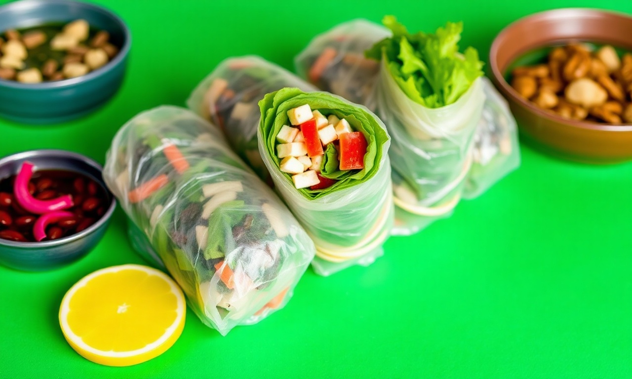 Crispy, fresh vegan spring rolls recipe guide.