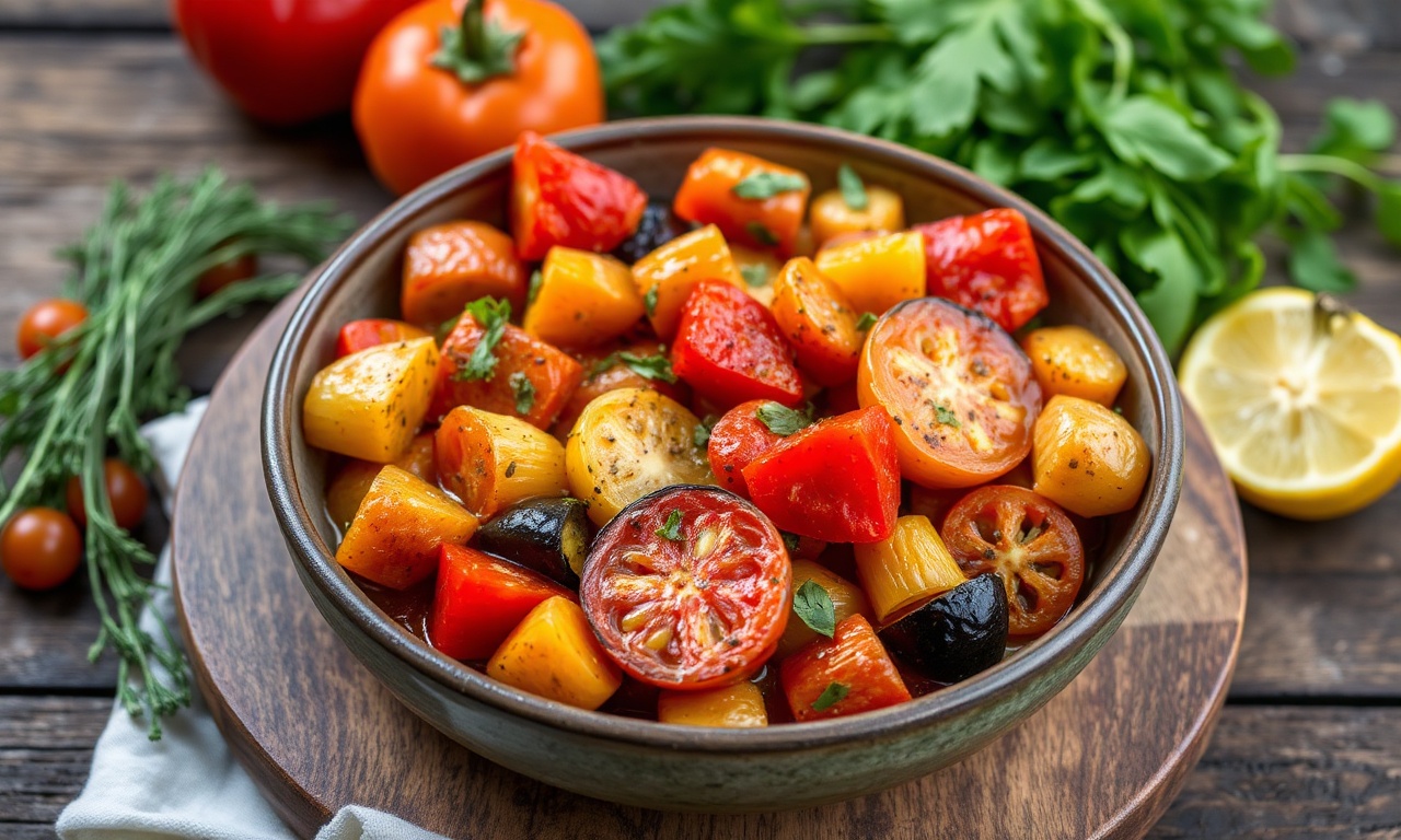Classic Ratatouille: vibrant summer vegetables, a flavorful dish.