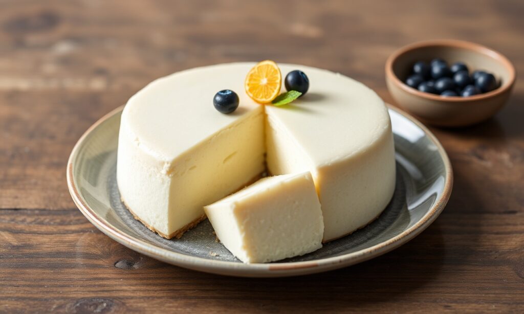 Fluffy Japanese cotton cheesecake perfection, light and decadent dessert.