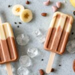 Chill out with homemade chocolate banana popsicles.