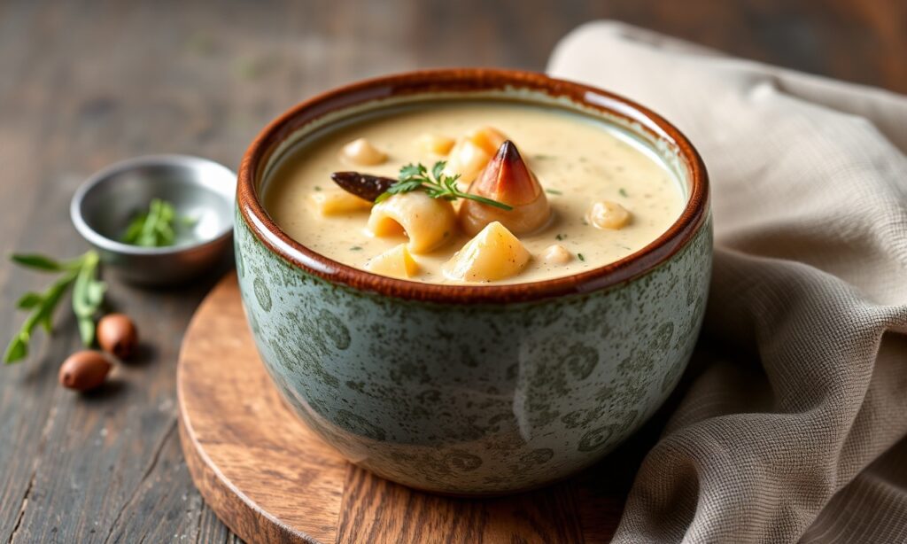 Creamy Irish seafood chowder recipe for a satisfying tradition.