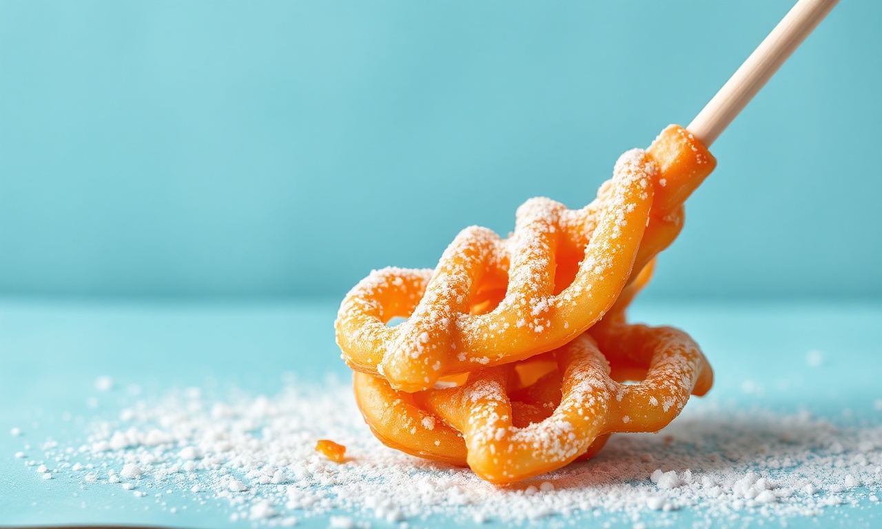 Crispy funnel cake: ultimate sweet treat for your frenzy.