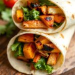 Delicious grilled veggie wraps bursting with fresh summer flavors.