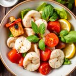 Discover zesty Italian seafood salad bursting with fresh flavors.