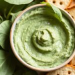 Wholesome vegan spinach dip, creamy plant-based delight.