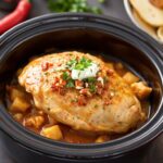 Slow-cooker Santa Fe chicken, effortless fiesta bowl recipe.