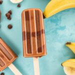 Delicious chocolate banana popsicles, a perfect frozen treat.