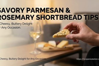 Savory Delights: Parmesan and Rosemary Shortbread Tips