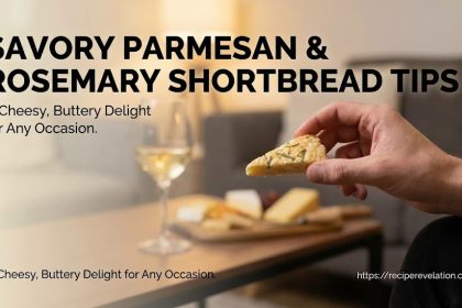 Savory Delights: Parmesan and Rosemary Shortbread Tips