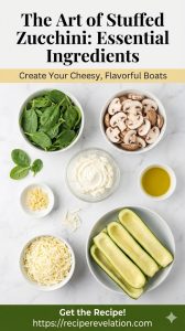 Flavorful Spinach, Mushroom & Ricotta-Stuffed Zucchini Boats