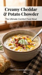 Creamy Cheddar & Potato Chowder: A Comfort Food Classic