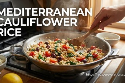 Mediterranean Cauliflower Rice: A Flavorful Low-Carb Twist