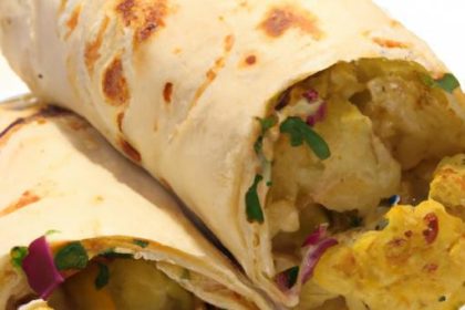 Bold & Flavorful: Roasted Cauliflower Shawarma Wraps Recipe