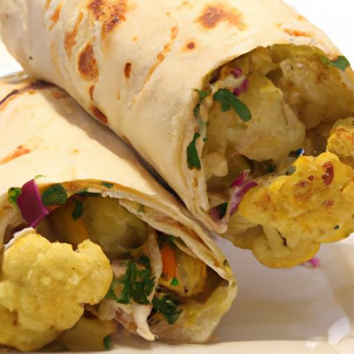 Bold & Flavorful: Roasted Cauliflower Shawarma Wraps Recipe